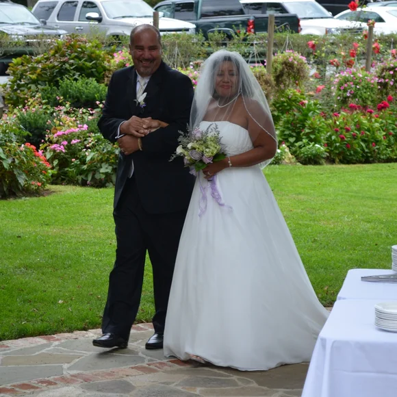 Strapless White Bridal Gown with Beaded Waist In Preservation Box - Picture 3 of 4